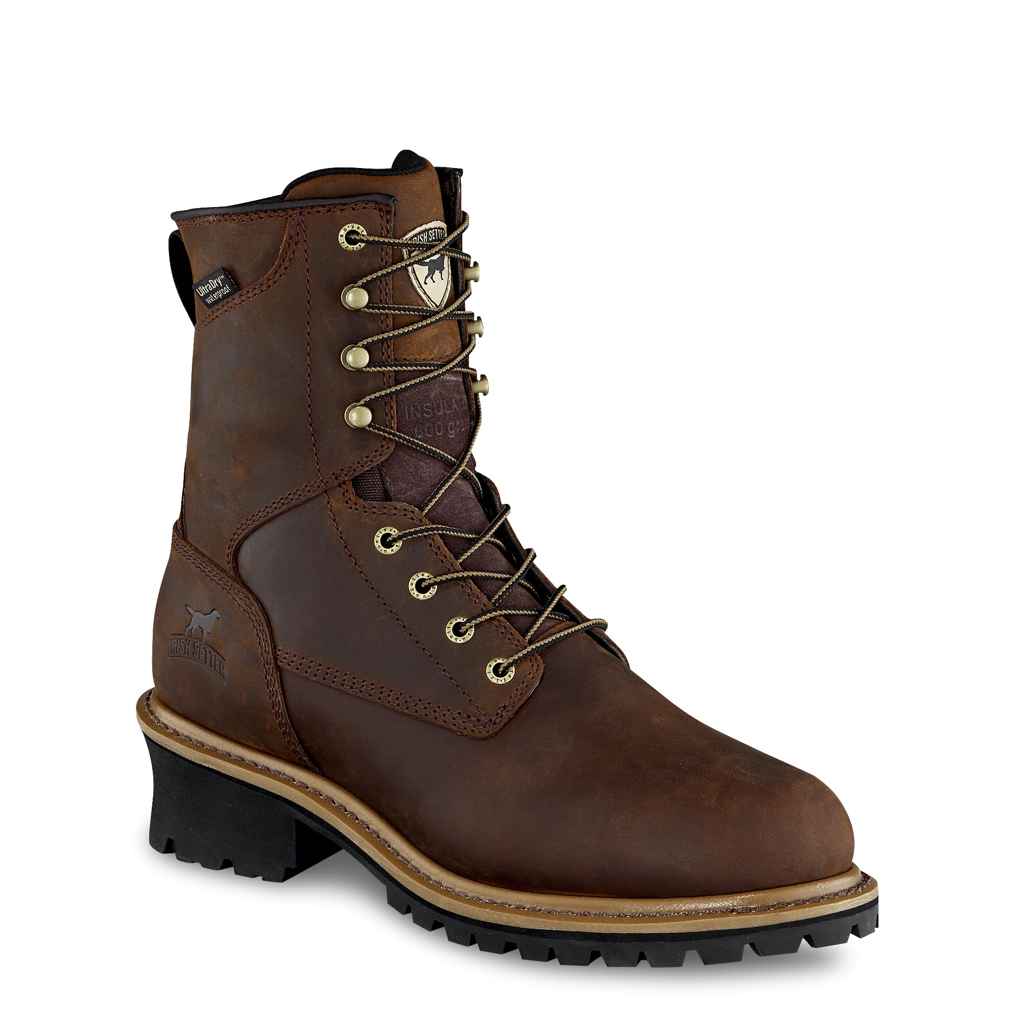Irish Setter, Mesabi, Men’s, 8", Waterproof, Insulated 600g, Steel Safety Toe, Logger Boot - Image 4